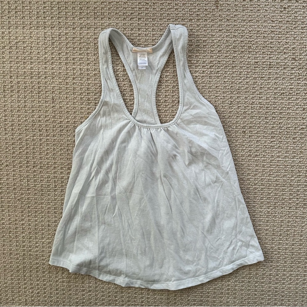 Eberjey Women's Racerback Sleep Tank Top Sky size Small